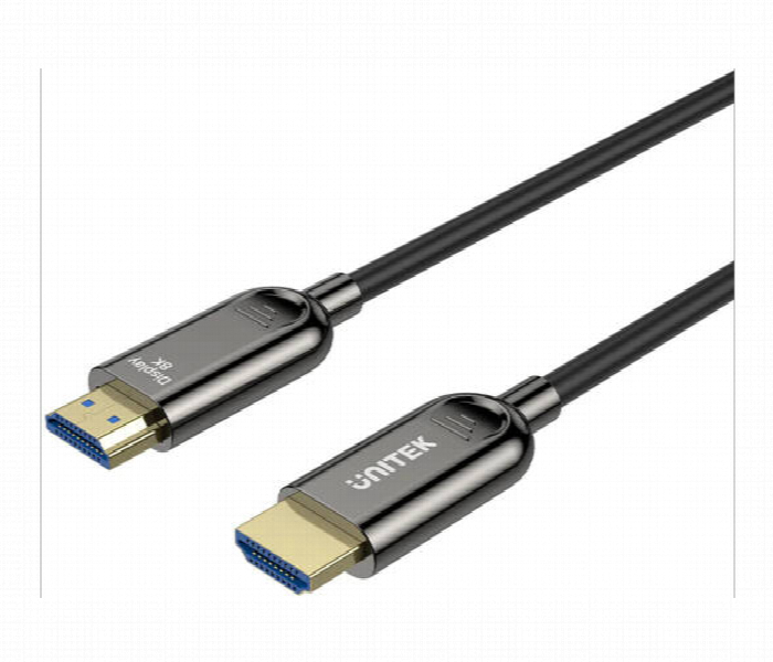 Unitek Fiber Optic 8K Hdmi Cable 10M Black - Zoom Image 1