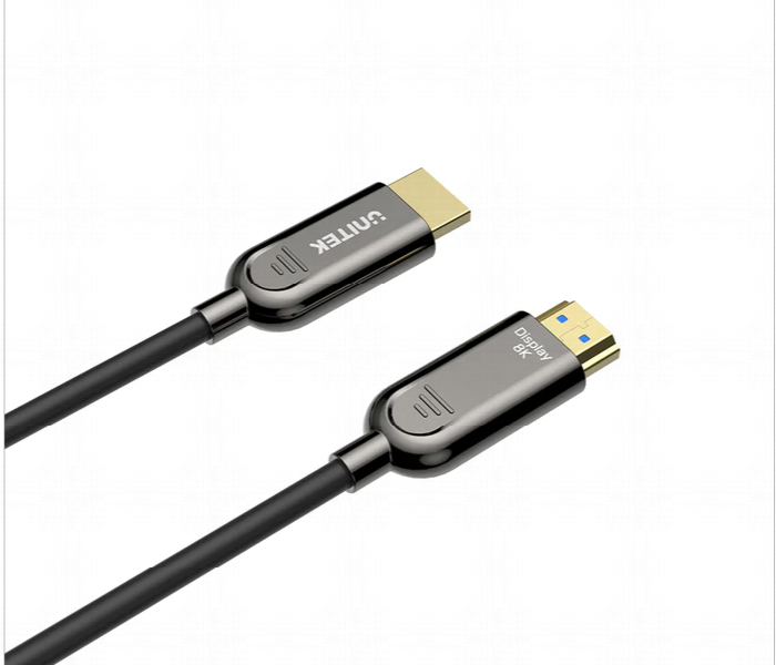 Unitek Fiber Optic 8K Hdmi Cable 20M Black - Zoom Image 2
