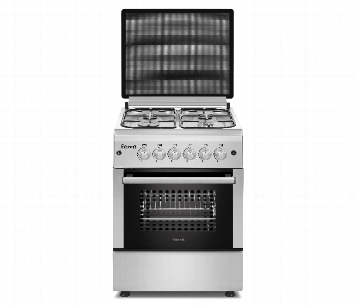 Ferre Free Standing Cooker Fr.n60X60G4Ss 60X60Cm Full Gas Steel Body - Zoom Image