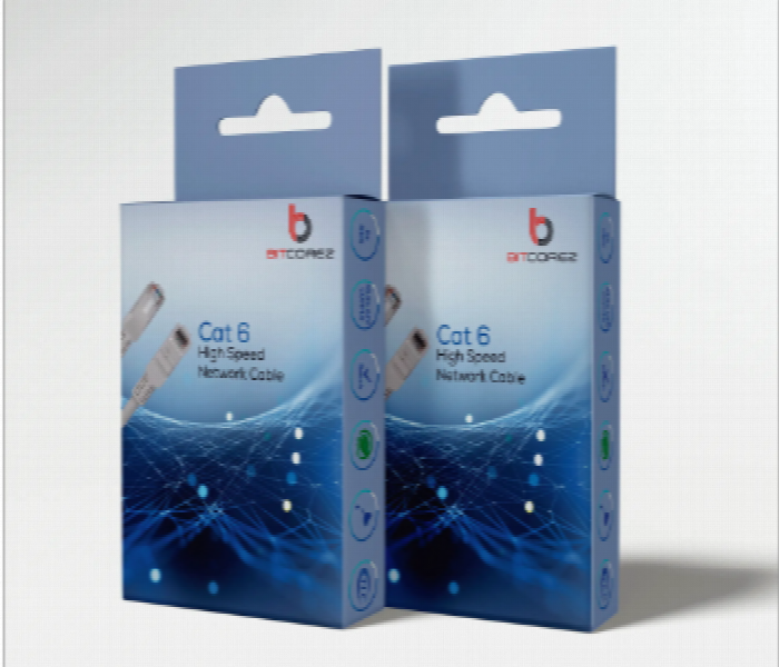 Bitcorez Cat6 Utp Patch Cable  5M Pvc White - Zoom Image 1