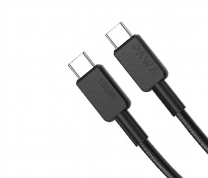 Pawa El Caro Braided Cable Usb C To Usb C Black - Zoom Image 2