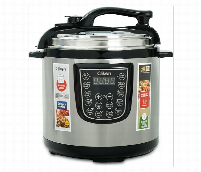 Clikon Ck2720 6L 1000W Multifunctional Electric Pressure Cooker With 13 Built In Pre Set Function And Led Display - Zoom Image 4