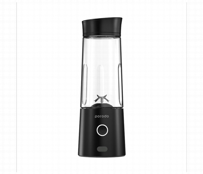 Porodo Lifestyle 6 Blade Portable Juicer 400Ml Black - Zoom Image 2