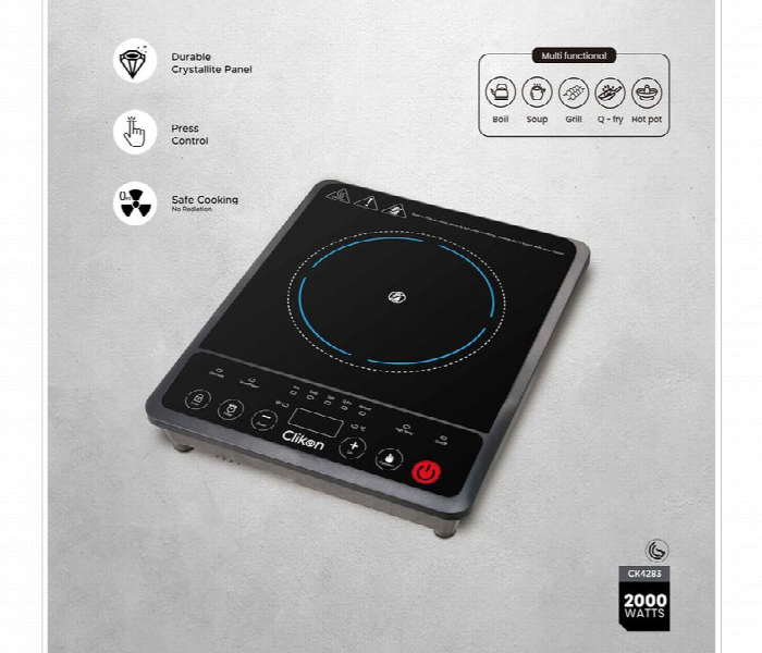 Clikon Ck4283 2000W Infrared Cooker With Child Lock - Zoom Image 4