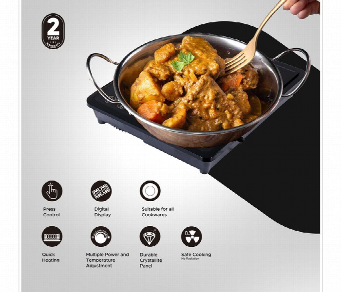 Clikon Ck4283 2000W Infrared Cooker With Child Lock - Zoom Image 5