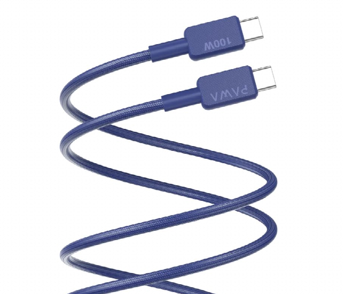 Pawa El Caro Braided Cable Usb C To Usb C Blue - Zoom Image 1