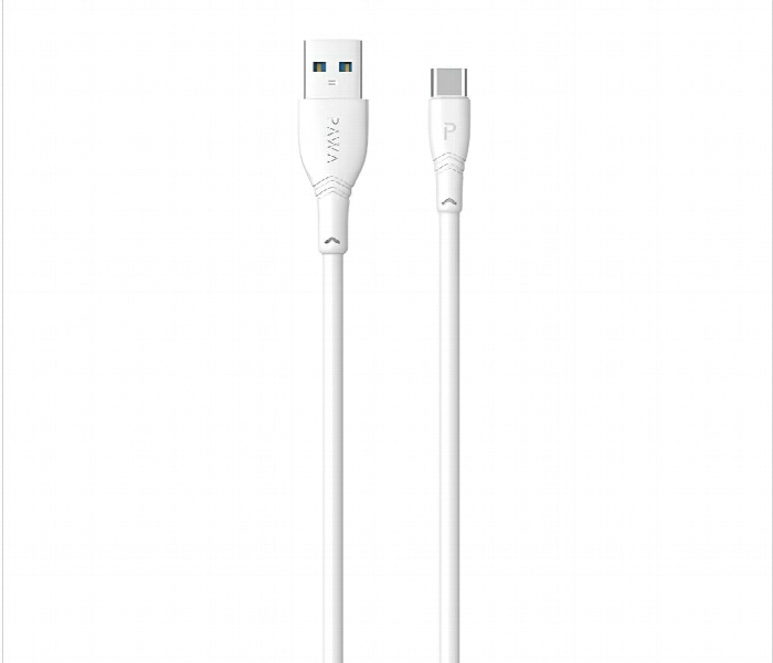 Pawa Pvc 3A Data And Quick Charging Type C Cable 1.2M Or 4Ft White - Zoom Image 1