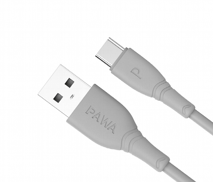 Pawa Pvc 2.4A Data And Quick Charging Micro Cable 1.2M Or 4Ft Grey - Zoom Image 2