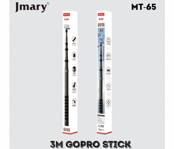Jmary Mt 65 3M Carbon Fiber Selfie Stick Monopod - Zoom Image 6