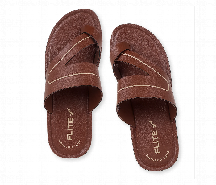 Flite Slippers For Men Pug 186 Uk7 Eu41 Brown - Zoom Image 2
