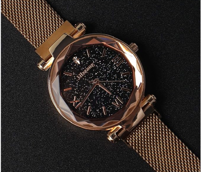 Luxury Quartz Starry Sky Dial Ladies Wrist Watches Magnetic - Zoom Image 1