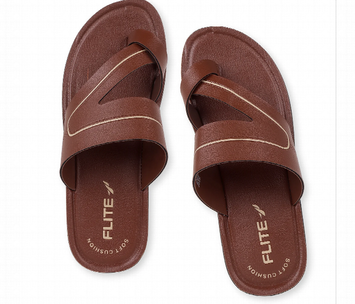Flite Slippers For Men Pug 186 Uk10 Eu44 Brown - Zoom Image 3