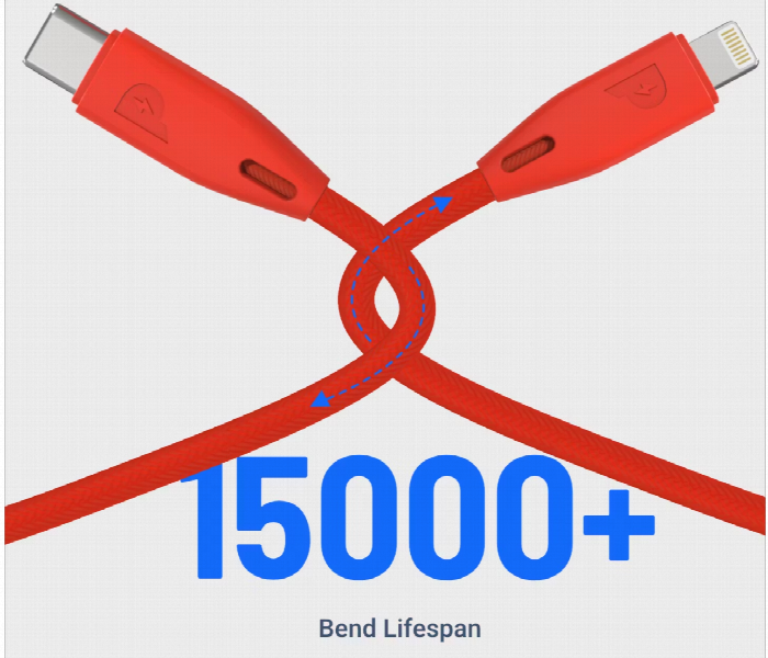 Powerology Braided Usb C To Lightning Cable 1.2M Or 4Ft - Zoom Image 4