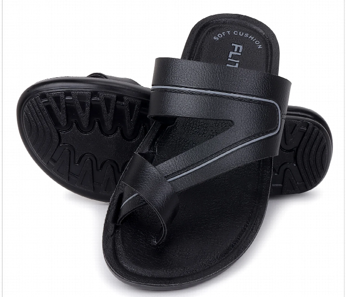 Flite Slippers For Men Pug 186 Uk9 Eu43 Black - Zoom Image 4