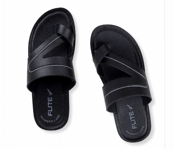 Flite Slippers For Men Pug 186 Uk9 Eu43 Black - Zoom Image 1