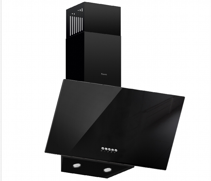 Ferre Frh.d00160Z001 Built In 60Cm Chimney Hood Black Glass Made In Turkey - Zoom Image