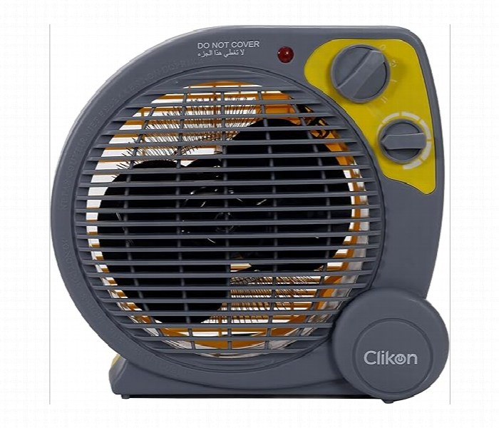 Clikon Ck4240 2000W 220V Fan Heater With 2 Heating Levels With Adjustable Temperature Settings And  Overheat Protection - Zoom Image 2