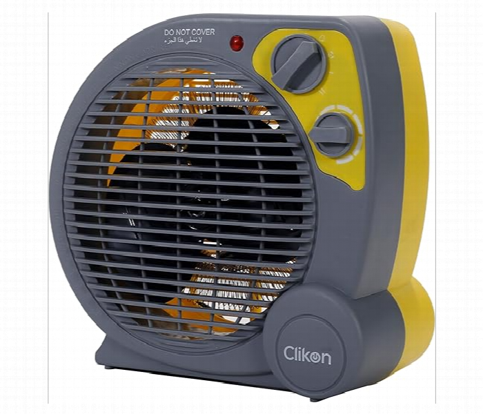 Clikon Ck4240 2000W 220V Fan Heater With 2 Heating Levels With Adjustable Temperature Settings And  Overheat Protection - Zoom Image 1
