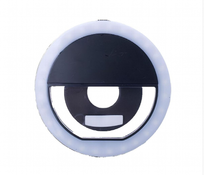 Led Small Selfie Ring Light Black - Zoom Image 1