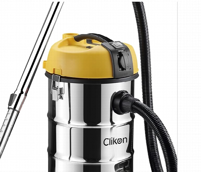 Clikon Ck4445 30L 2200W Wet And Dry Drum Vacuum Cleaner With High Efficiency And Powerful Motor - Zoom Image 2