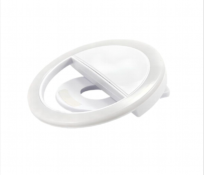 Led Small Selfie Ring Light White - Zoom Image 2