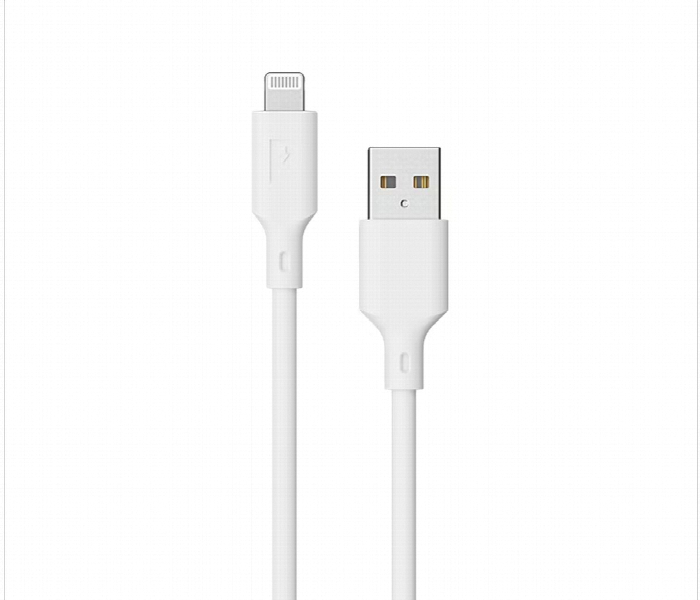Powerology Basic Lightning Cable 1.2M White - Zoom Image 1