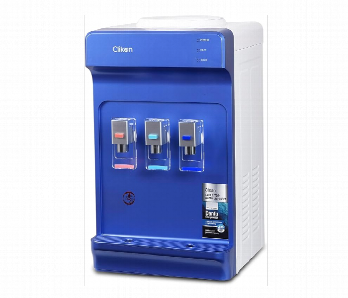 Clikon Ck4061 500W Tabletop Water Dispenser With 3 Taps And Danfu Compressor - Zoom Image 1