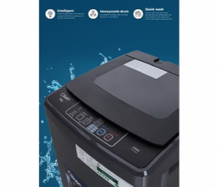 Clikon Ck654 650W 7Kg Multi Programs Top Load Automatic Washing Machine With Digital Lcd Display And Child Lock Function - Zoom Image 7