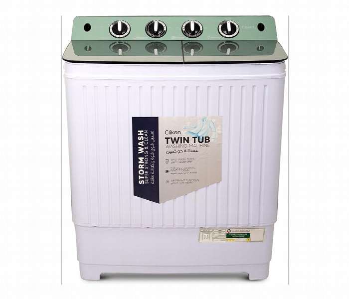 Clikon Ck664 635W 11Kg Semi Automatic Twin Tub Washing Machine With Air Drying Function - Zoom Image 1