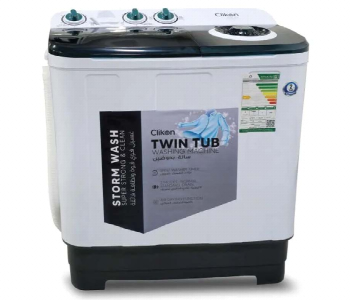 Clikon Ck670 20Kg Twin Tub Top Loading Washing Machine - Zoom Image 3