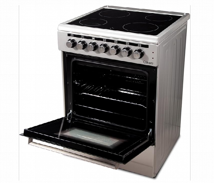 Clikon Vitro Ceramic Free Standing 4 Heating Zone Electric Cooking Range 60X60 - Zoom Image 2