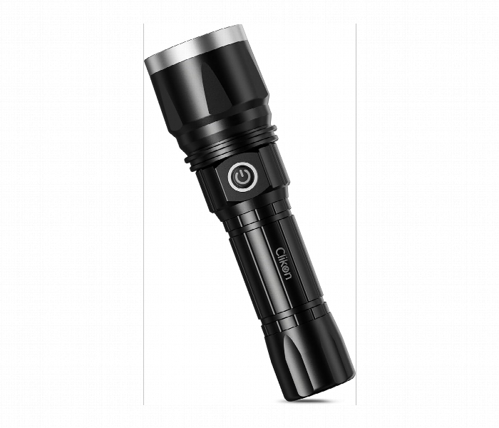 Clikon Ck8035 2500Mah Rechargeable Zoomable Led Flashlight With 5 Light Modes - Zoom Image 1