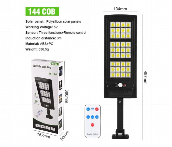 Split Solar Wall Lamp Sensor And Remote Control - Zoom Image 4