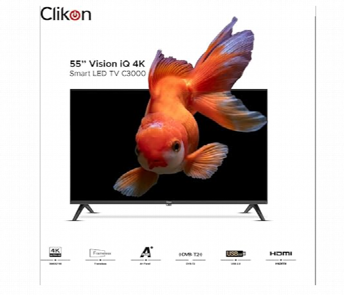 Clikon Ck912 55 Inch Vision Iq 4K Ultra Hd Smart Android Led Tv - Zoom Image 6