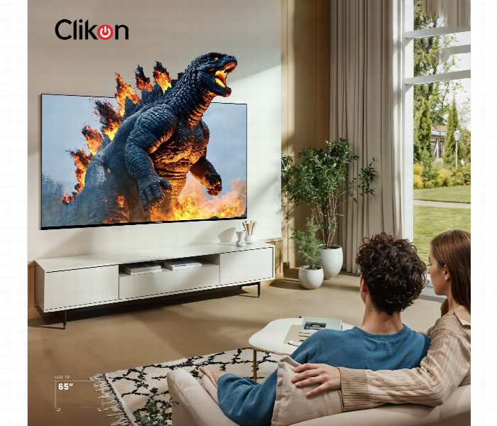 Clikon Ck913 65 Inch Vision Iq 4K Ultra Hd Smart Android Led Tv With Built In Dolby Audio - Zoom Image 4