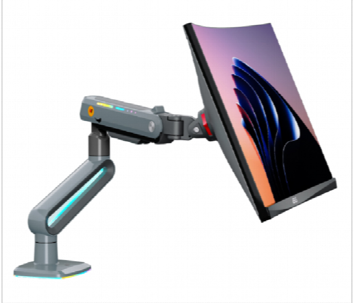 Nb North Bayou V7 Rgb Gaming Monitor Mount Arm Lake Blue For 32 To 60 Inch - Zoom Image 2