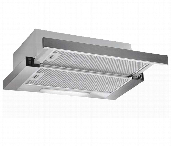 White Daisy Cooker Hood F7 60 Cm Full Inox With Led And Filter - Zoom Image