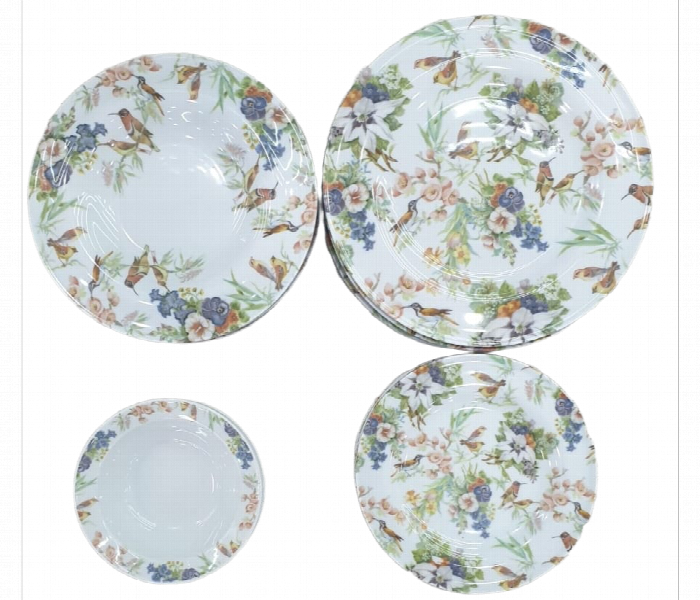 Kutahya Ku 24P Ast Porcelain 24 Pieces Dinner Set Assorted Pattern - Zoom Image 2