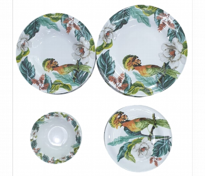 Kutahya Ku 24P Ast Porcelain 24 Pieces Dinner Set Assorted Pattern - Zoom Image 9
