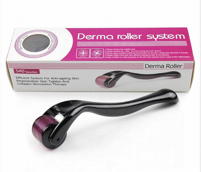 Derma Roller For Face Beard Hair Growth Microneedle Therapy Anti Aging - Zoom Image 2