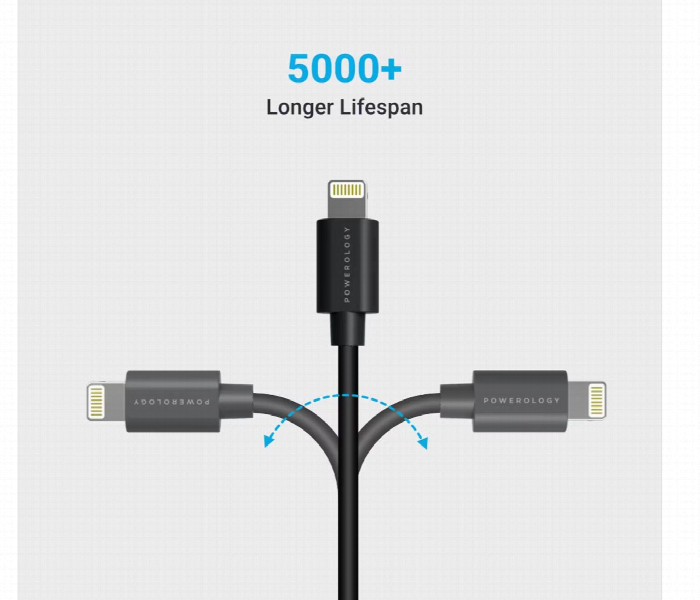 Powerology Data And Fast Charge Lightning Cable - Zoom Image 4