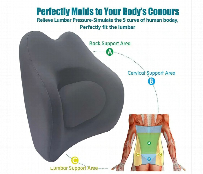 Adjustable And Rotatable Back Cushion - Zoom Image 4