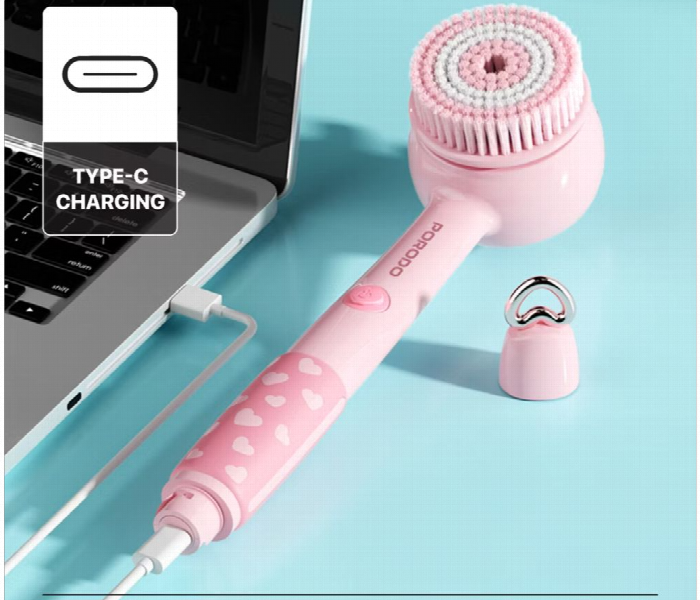 Porodo Lifestyle 3 In 1 Kids Electric Body Brush Pink - Zoom Image 5