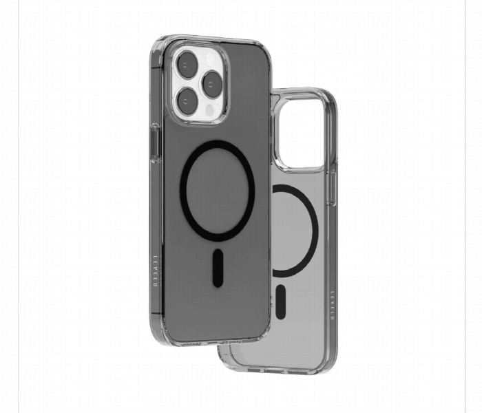 Levelo Magsafe Clara Iphone 14 Pro Max Clear Back Case Smoke Clear - Zoom Image 3