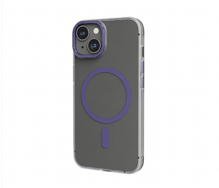 Levelo Magsafe Glory Back Case For Iphone 14 Matte Clear Purple - Zoom Image 1