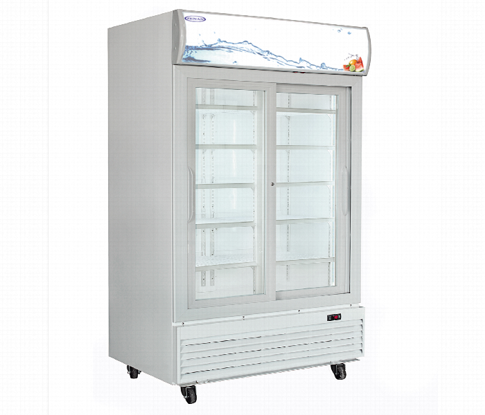 Zenan Showcase Cooler Zsc.lg1000Bfs 1000L Sliding Glass 2 Door Cooler - Zoom Image