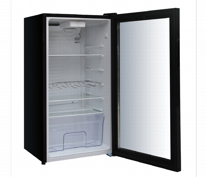 Zenan Beverage Cooler Zbc.bc92B 93L Black Glass Door With Led Light - Zoom Image