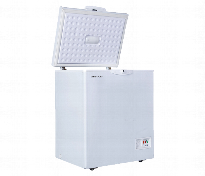 Zenan Zcf.bd160G Chest Freezer 110L Fast Freeze 3 Mode White Body Turkey Made - Zoom Image 1