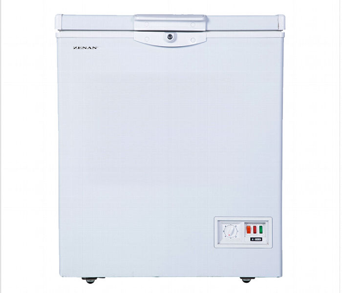 Zenan Zcf.bd160G Chest Freezer 110L Fast Freeze 3 Mode White Body Turkey Made - Zoom Image 2