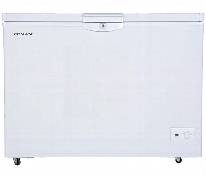 Zenan Zcf.bd300 Chest Freezer 270L Fast Freeze R600A White With Lock And Basket - Zoom Image 1